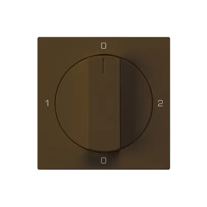 Kit de recouvrement kallysto interrupteur rotatif S2 brun 