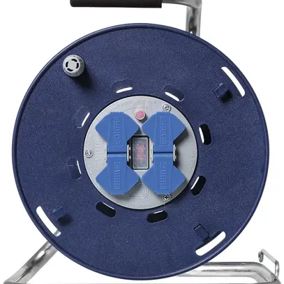 Avvolgicavo STERO LOOP KU grd.1 blu/grigio, 4×tipo 13 IP44 