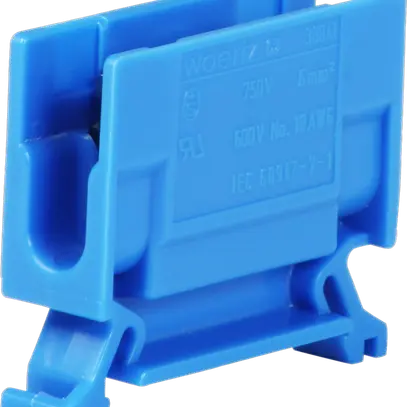 Morsetto di derivazione Woertz 2.5…6mm² 41A 750V vite 2×1 guida DIN 35mm bl 