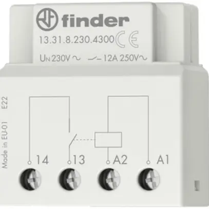 Relè di comando AMD 230VAC 1Ch 12A/250VAC 