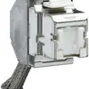 Insert Hager cat.6 RJ45/s pour module Keystone blanc 