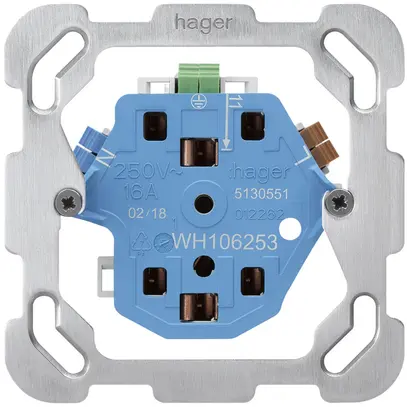 Interno per presa Hager 2×T13/23 F 