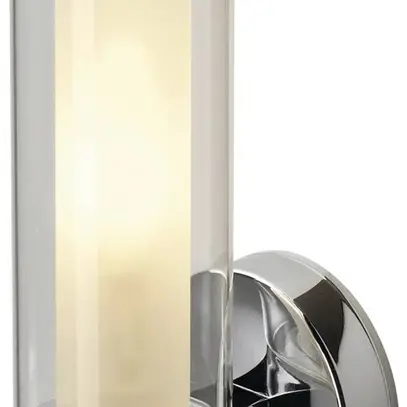 Lampada a muro SLV WL 105 E14 40W IP44 235×110×95mm cromo/vetro 