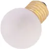 LED-Lampe ELBRO E27, 1W, 230V, 50lm, 2700K, 300°, Ø45, weiss, opal 