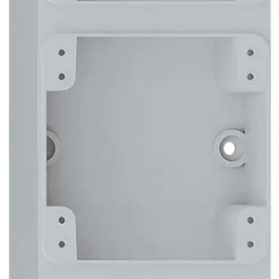 Scatola AP Hager robusto 3×1 276×86mm grigio 