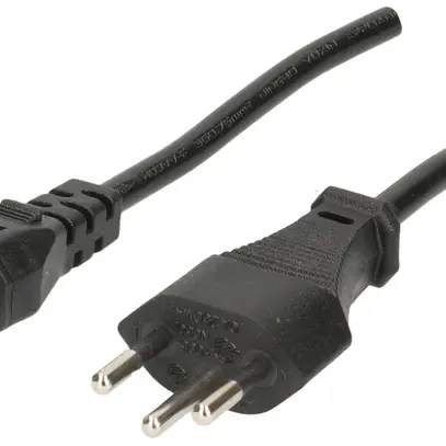 Cavo d'apparecchio MH, T12/C5, Td 3×0.75mm² 1.8m, nero 