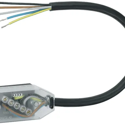 Boîte L1-L2-L3-N-PE pr.câble plat 10A câble 300mm 