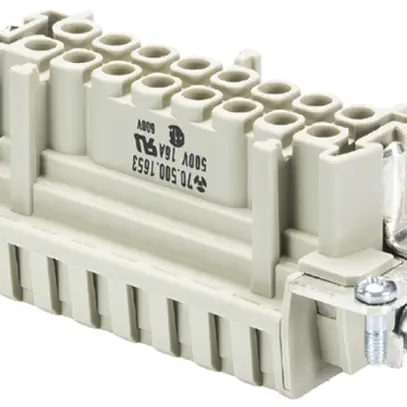 Insert p.douille Wieland Electric revos BAS BUF 32 2,5 50 32 16A 500V 0.5…2.5mm² 