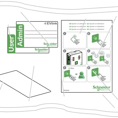 Carte à transpondeur Evlink 1K/4K I Code SLI Tag-it HFI EM4135 