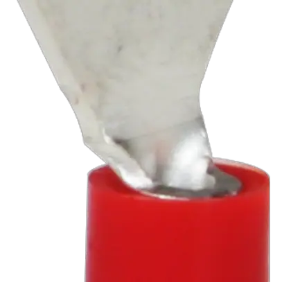 Cosse à sertir forme annulaire Mischke IR M5 0.5…1.5mm² Cu-étamé isolé rouge 