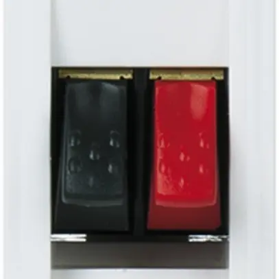 Presa altoparlante INS MOS bianco singolo 1 moduli 