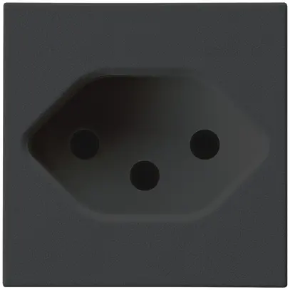 Frontplatte Hager Typ 13 45×45 schwarz 