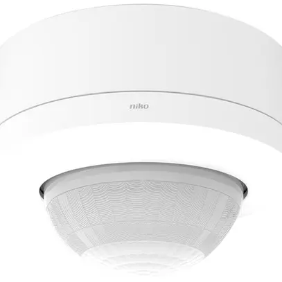 Rilevatore di presenza AP Niko P48LR 360° Master DALI 32…37m IP54 bianco 