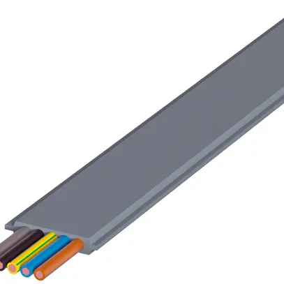 Cavo piatto Wieland podis CON LSHF 5×25mm², B2ca, grigio Una lunghezza