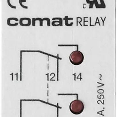 Relais de puissance AMD ComatReleco C133.01, 24VUC 2C AgNi 6A 250VAC LED 