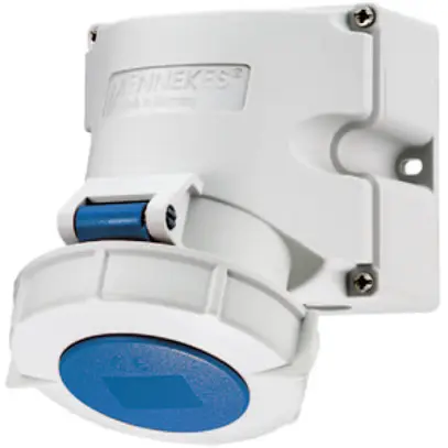 Prise AP CEE 32A 3P 6h 230V bleu IP67 Mennekes 