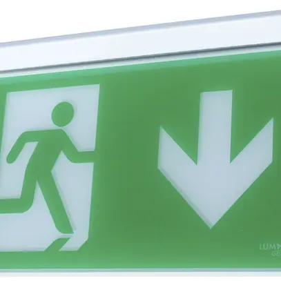 Luminaire de secours LED Lumatec A12 L25RW3-TA-EM-OS autonomie 3h, plafond susp. 