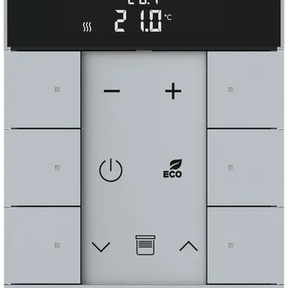 Module de commande ABB-free@home SBR-F-6.0.1, RTR 6 touches alu-argent 