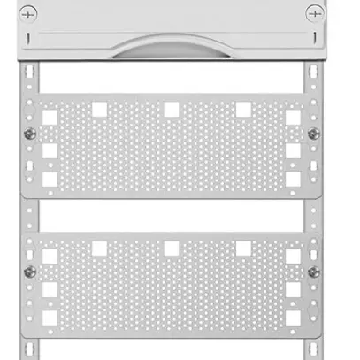 Panello Media ABB, con 2 file DIN, altezza 1, 5 file per distributore vuoto 