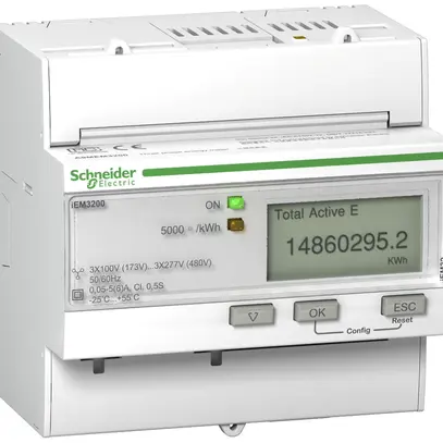 Contatore energia AMD Schneider Electric iEM3200 3P+N trasformatore di corrente 