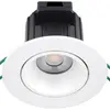 Spot LED INC Sylvania START 8.7W 870lm 827/830/840 IP20/IP44 50° VAR Ø86 blanc 