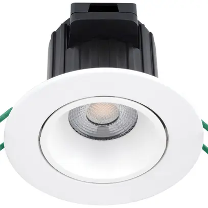 Spot LED INC Sylvania START 8.7W 870lm 827/830/840 IP20/IP44 50° VAR Ø86 blanc 
