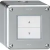 Interruttore per tapparelle AP robusto IP55 alluminio con 2 tasti di comando 