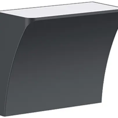 Applique LED DOTLUX FLAME 8W 632lm 3000K IP65 diretto/indiretto 140×120mm nr 