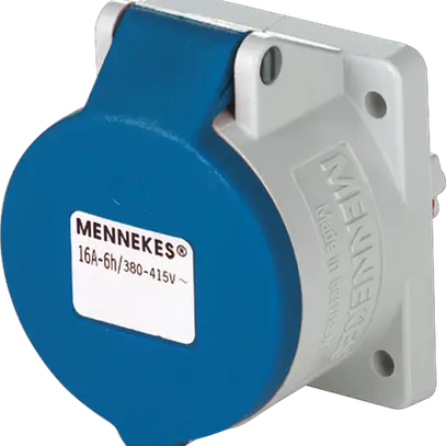 Presa INS CEE 16A 3P 6h 230V blu diritta TwinContact 