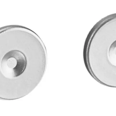 Kit di tappi di copertura Soliroc, cromato, 4 unità 