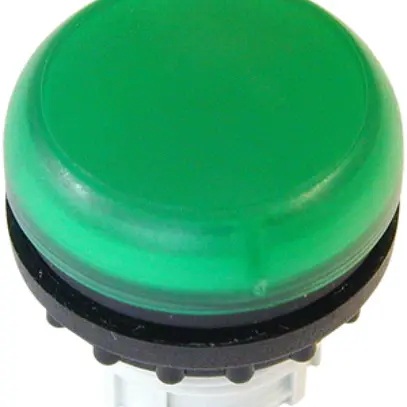 Testa ETN per lampada spia 22.5mm verde 