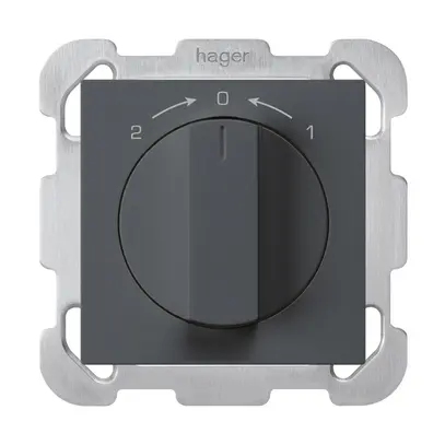 Contact pivotant ENC 1->0<-2 anthracite kallysto avec manette 