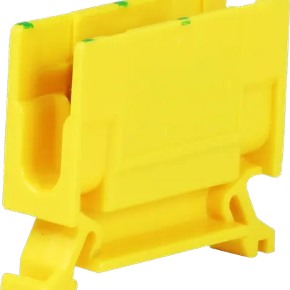 Borne de dérivation Woertz 2.5…6mm² 41A 750V vis 2×1 rail DIN 35mm vert/jaune 