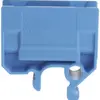 Borne de dérivation Woertz 2.5…6mm² 41A 750V raccordement à vis 2×1 barre G bleu 