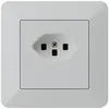 UP-Steckdose kallysto.trend T23 hellgrau Schraubklemme 
