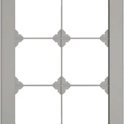 En-tête ENC EDIZIO.liv SNAPFIX® 3×2 pour combinaisons au choix gris clair 