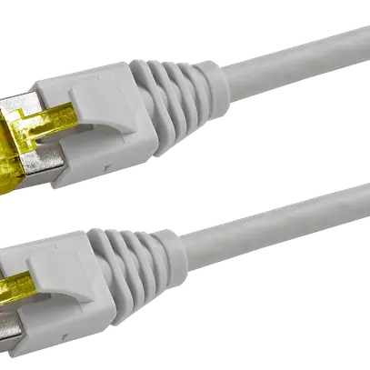 Câble de distribution  RJ45 1.0m gr S/FTP cat. 6A s. h. 