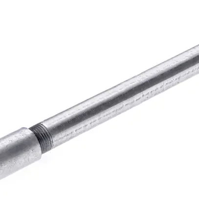 Schneefang Glaromat 3/4'' Rohr, 5.5m mit Gewinde und Muffe, verzinkt 