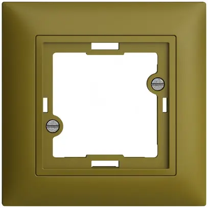 Frontset EDIZIOdue olive 88×88mm für Signallampe flach 