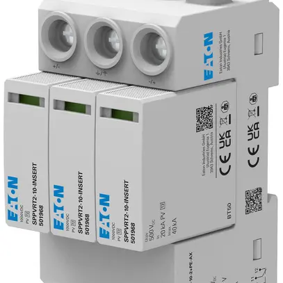 Parasurtension Eaton SPPVRT2-10-2+PE-AX DC 1000V 