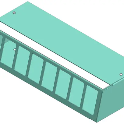 Scatola di collegamento DAK 8FLF verti. 