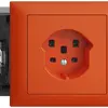 Presa INS EDIZIOdue T25 16A arancione 53mm, morsetti a vite 