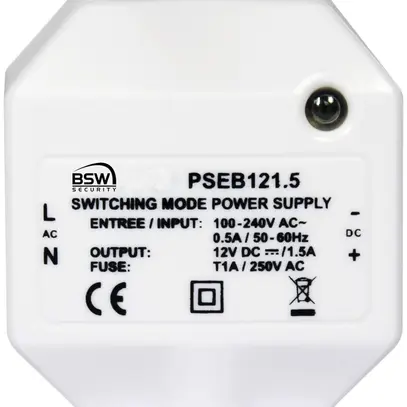 Alimentazione INC BSW 12VDC 1.5A 