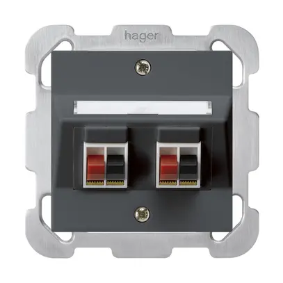 Presa INC audio kallysto 2 volte an morsetto 2 altoparlanti piastra fissaggio 