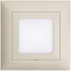 Kit frontale INC EDIZIOdue crema 88×88mm per lampada LED 