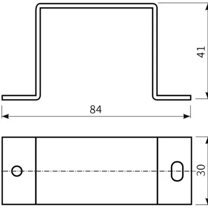 Étrier de montage pour détecteur d'eau HY-WA, 84×41×30mm 