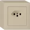 Presa AP kallysto T23 beige con morsetti a vite 