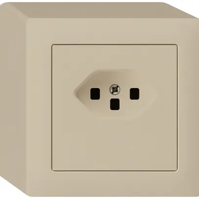 Presa AP kallysto T23 beige con morsetti a vite 