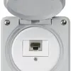 Scatola di raccordo INC robusto IP55 grigio 1×RJ45/s 