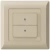 Pulsante per tapparelle INC kallysto.line con 2 tasti di comando beige 